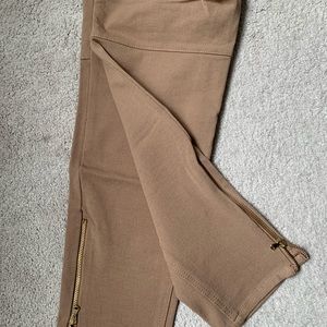 H&M Women's Straight Pants Elastic Waist Casual